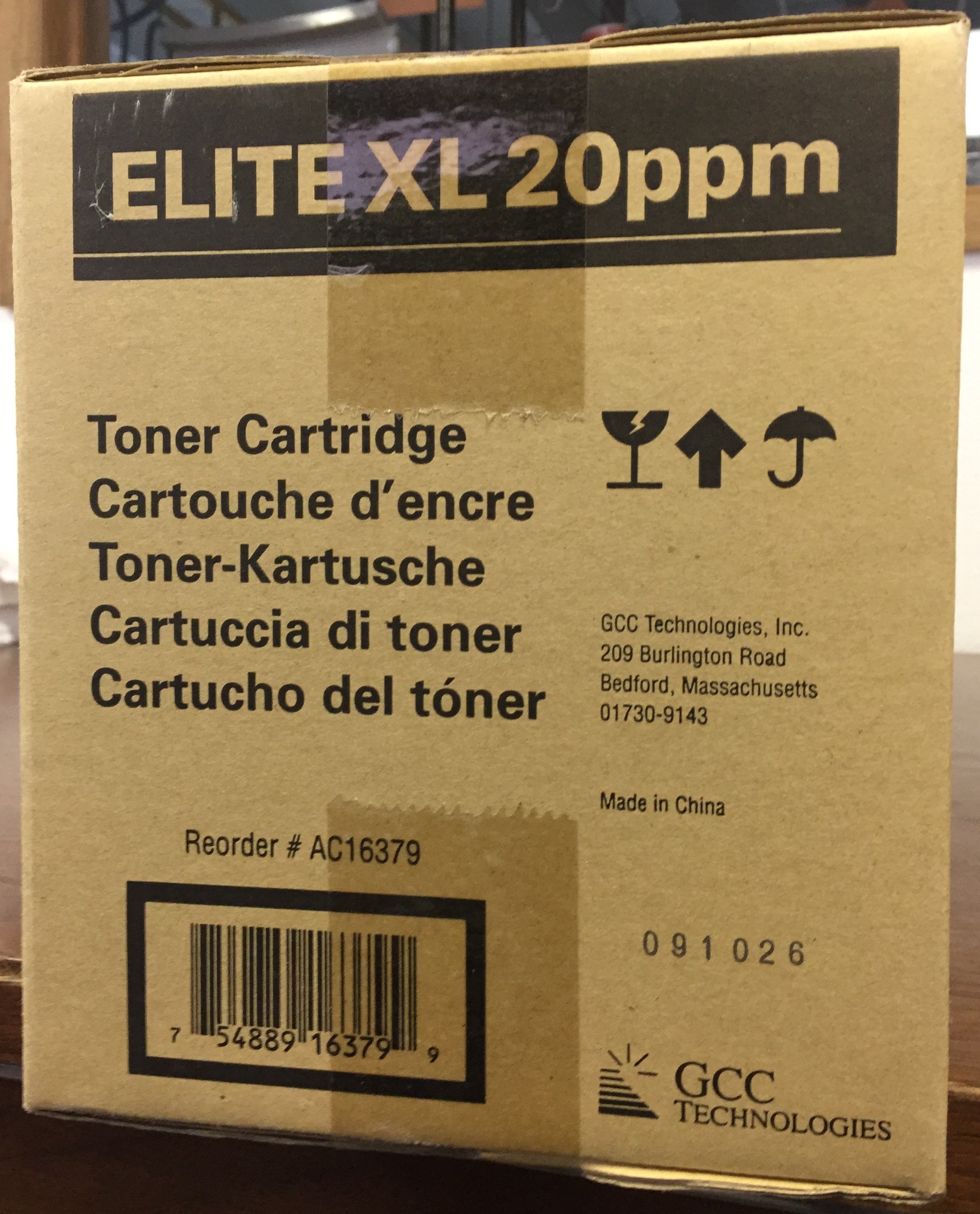 </br>GCC Toner Cartridges</br>
Unopened original cartridges from GCC.</br>